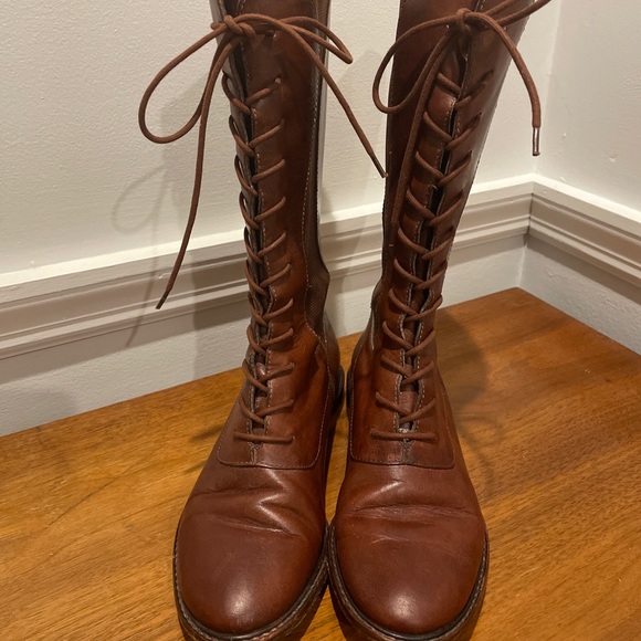 Cole Haan Shoes - Cole Haan lace up leather boots